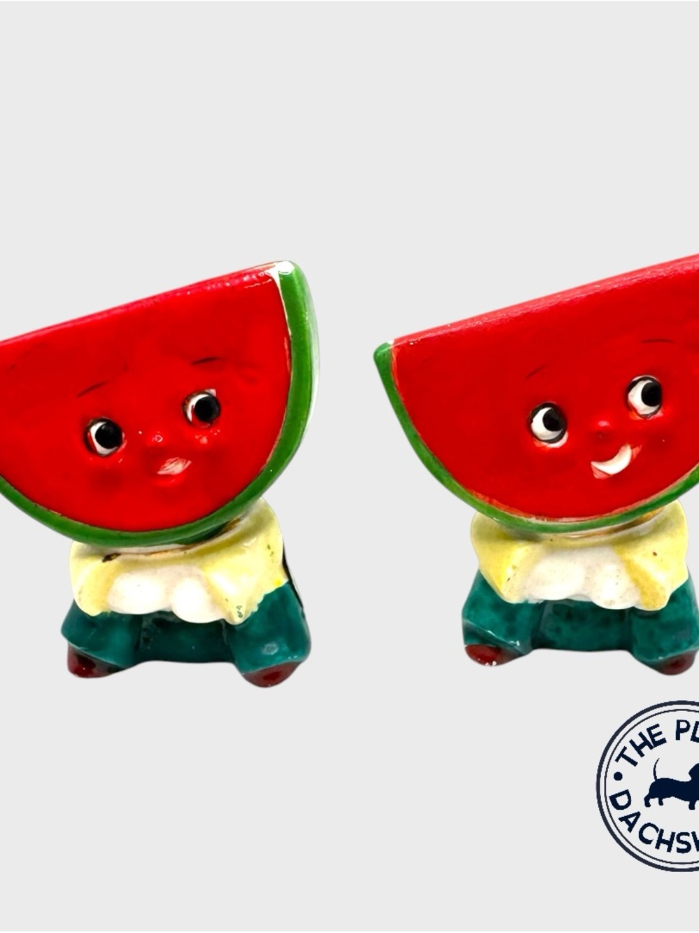 Vintage Cute Watermelon Shaker Set